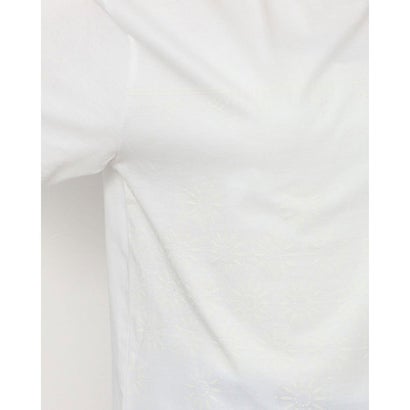 デシグアル Desigual フロック加工 スポーツTシャツ （ホワイト）｜詳細画像
