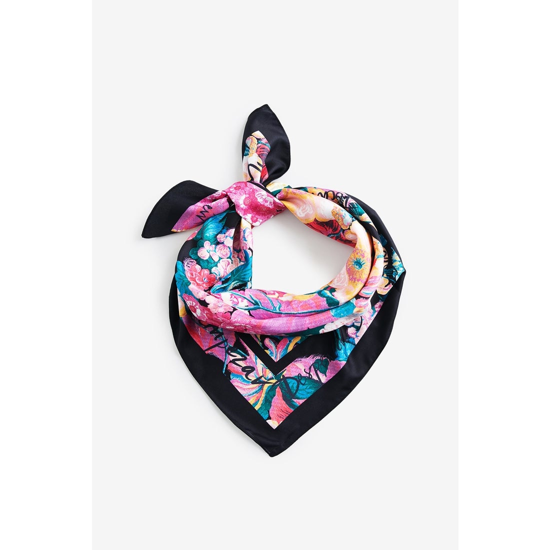 デシグアル Desigual 花柄 正方形ストール （ピンク/レッド） -ファッション通販 FASHION WALKER