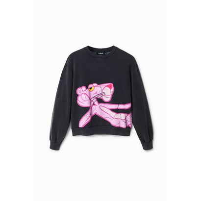 デシグアル Desigual Pink Panther スウェットシャツ （グレー/ブラック）｜詳細画像