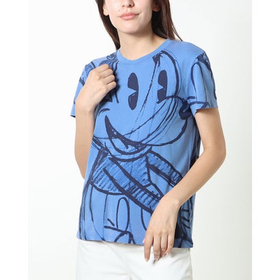 デシグアル Desigual ミッキーマウス Tシャツ （ブルー）｜詳細画像