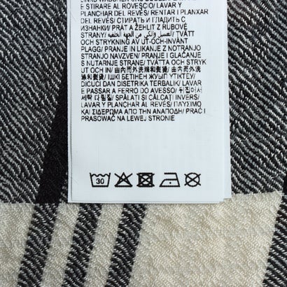 デシグアル Desigual タータンチェック裾 Tシャツ （グレー/ブラック）｜詳細画像