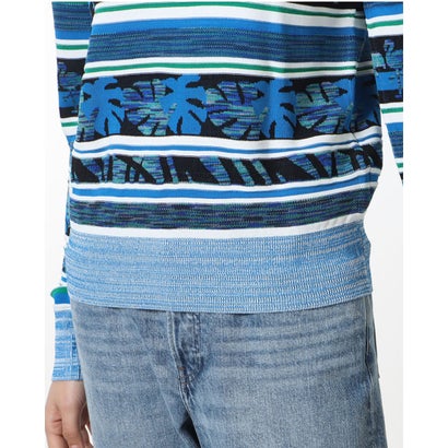 デシグアル Desigual トロピカル 装飾柄 セーター （ブルー）｜詳細画像