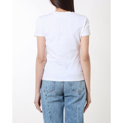 デシグアル Desigual ラインストーン 半袖Tシャツ （ホワイト）｜詳細画像