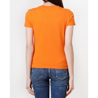 デシグアル Desigual ラインストーン 半袖Tシャツ （オレンジ）｜詳細画像