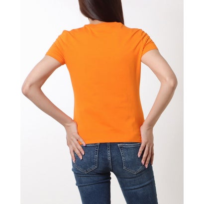 デシグアル Desigual ラインストーン 半袖Tシャツ （オレンジ）｜詳細画像
