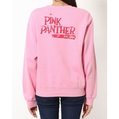 デシグアル Desigual Pink Panther ウォッシュスウェットシャツ （ピンク/レッド）｜詳細画像