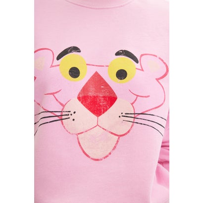 デシグアル Desigual Pink Panther ウォッシュスウェットシャツ （ピンク/レッド）｜詳細画像