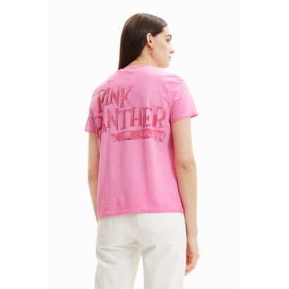 デシグアル Desigual Pink Panther コントラストTシャツ （ピンク/レッド）｜詳細画像