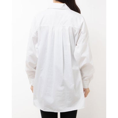 デシグアル Desigual レタリング オーバーサイズシャツ （ホワイト）｜詳細画像