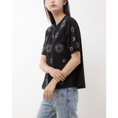 デシグアル Desigual 刺繍 オーバーサイズTシャツ （グレー/ブラック）｜詳細画像