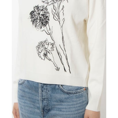 デシグアル Desigual M. Christian Lacroix 花刺繍 セーター （ホワイト）｜詳細画像