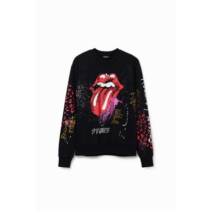 デシグアル Desigual The Rolling Stones スプラッター スウェットシャツ （グレー/ブラック）｜詳細画像