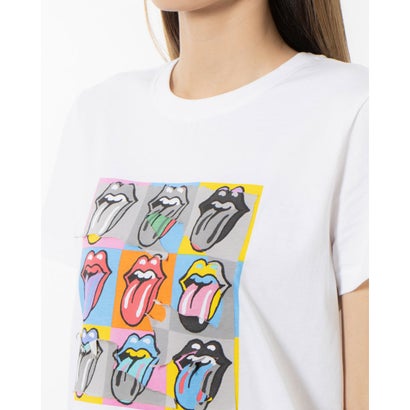 デシグアル Desigual The Rolling Stones マルチカラーTシャツ （ホワイト）｜詳細画像