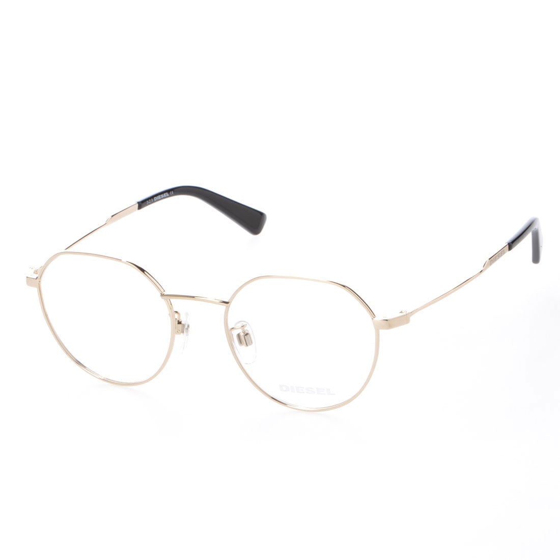 ディーゼル DIESEL メガネ 眼鏡 アイウェア レディース メンズ （ゴールド）