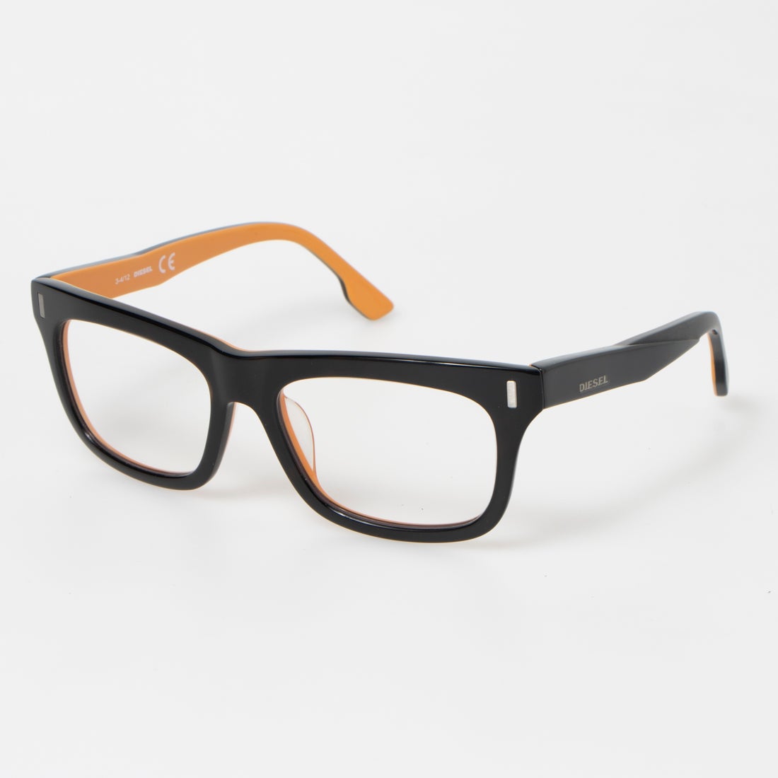 ディーゼル DIESEL メガネ 眼鏡 アイウェア レディース メンズ （ブラウン/オレンジ）