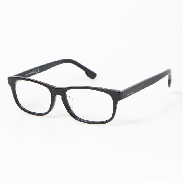 
                    メガネ 眼鏡 アイウェア レディース メンズ （ブラック/レッド）