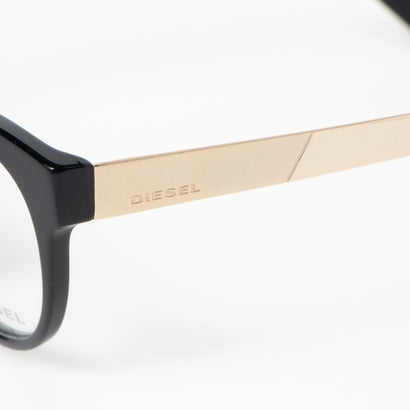 ディーゼル DIESEL メガネ 眼鏡 アイウェア レディース メンズ （ブラック/マットゴールド）｜詳細画像