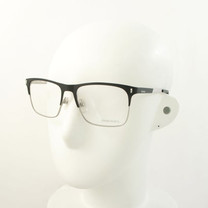 ディーゼル DIESEL メガネ 眼鏡 アイウェア レディース メンズ （マットブラック/マットシルバー）｜詳細画像