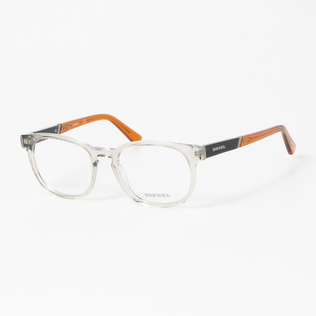 
                    メガネ 眼鏡 アイウェア レディース メンズ （クリアグレー/クリアオレンジ）