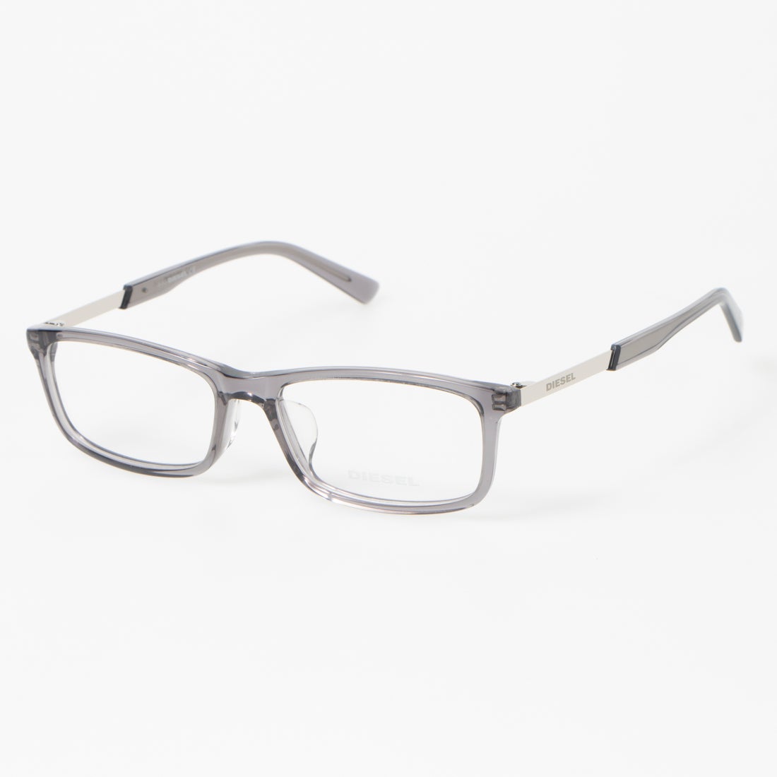 ディーゼル DIESEL メガネ 眼鏡 アイウェア レディース メンズ （クリアグレー/シルバー）