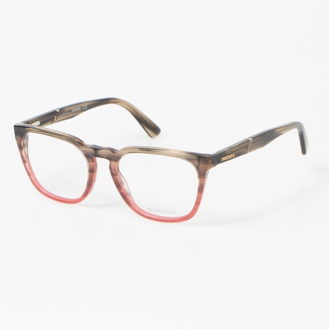 
                    メガネ 眼鏡 アイウェア レディース メンズ （ブラウン/ピンク）