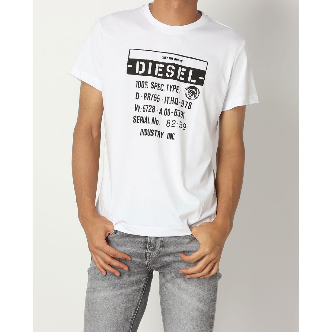 ディーゼル DIESEL Tシャツ （ホワイト） -靴＆ファッション通販 ロコンド〜自宅で試着、気軽に返品