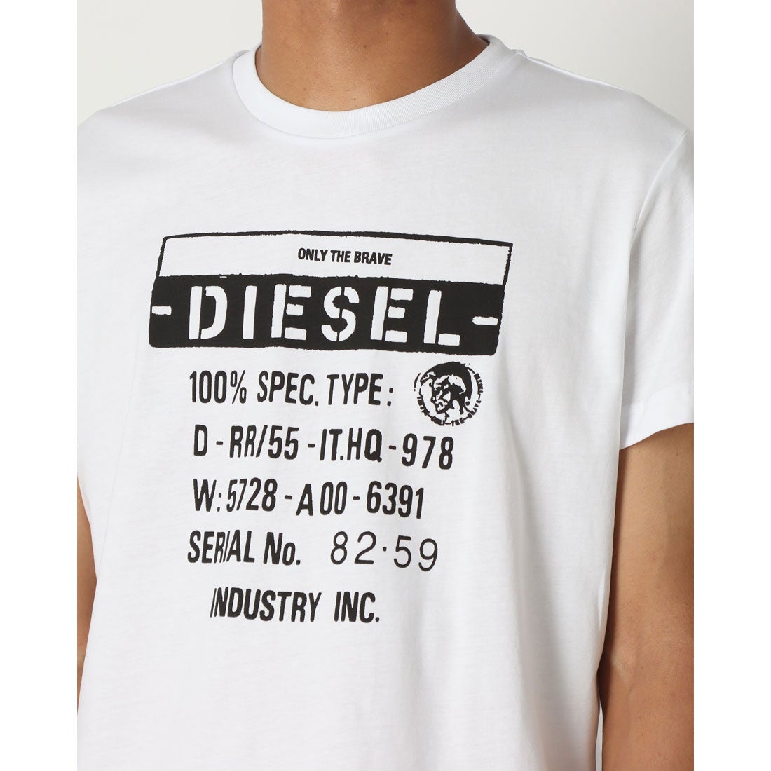 ディーゼル DIESEL Tシャツ （ホワイト） -靴＆ファッション通販