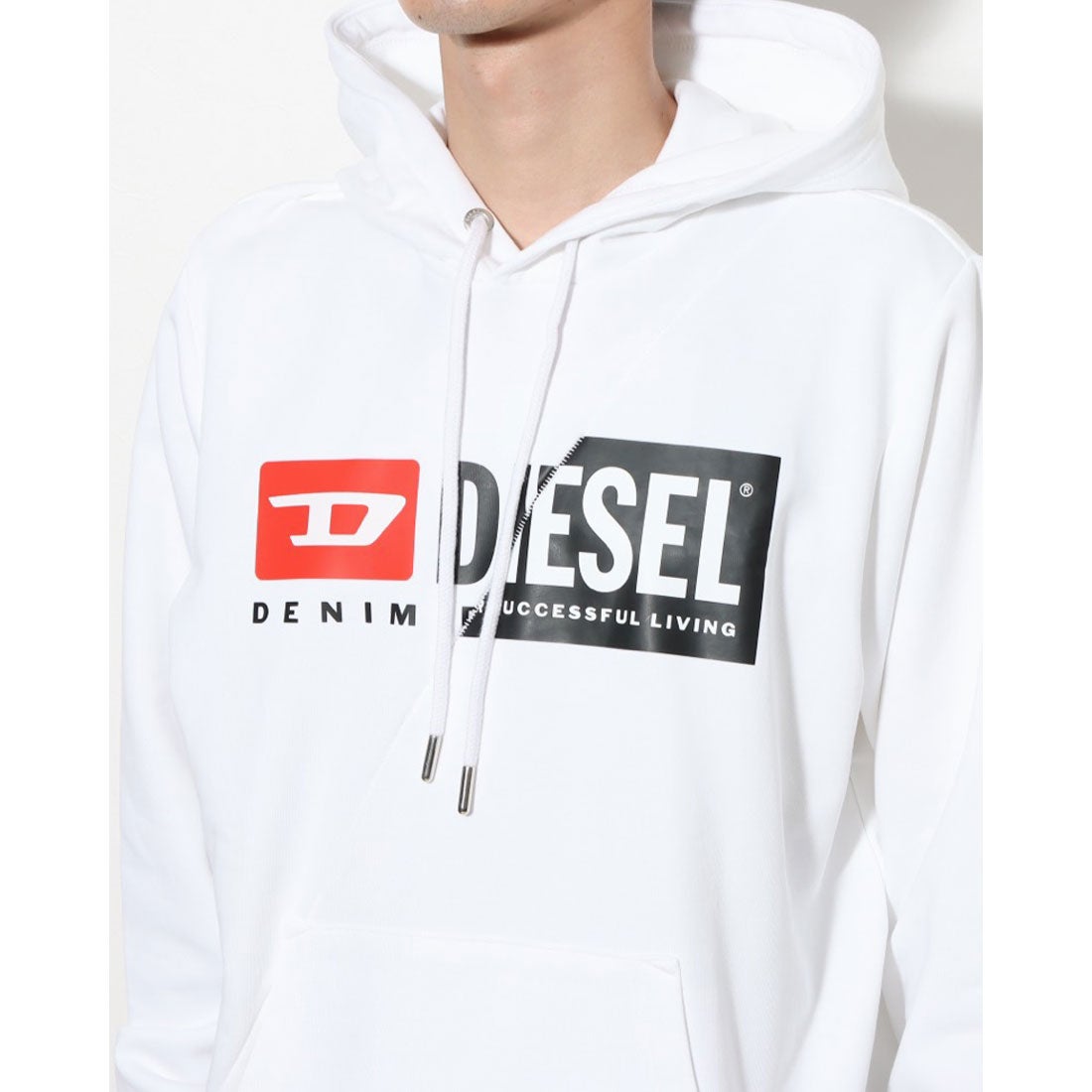 diesel 猫プリントパーカー