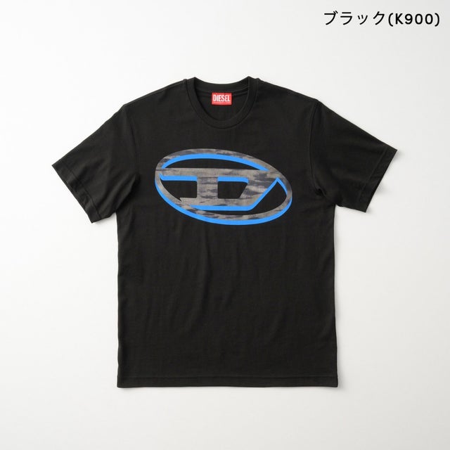 Tシャツ キッズ T-SHIRT WITH TWO-TONE OVAL D PRINT J02969 KYA1Y （ブラック(K900)）