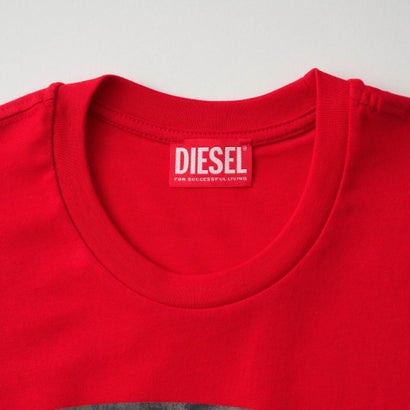 Tシャツ キッズ T-SHIRT WITH TWO-TONE OVAL D PRINT J02969 KYA1Y （レッド(K405)）｜詳細画像