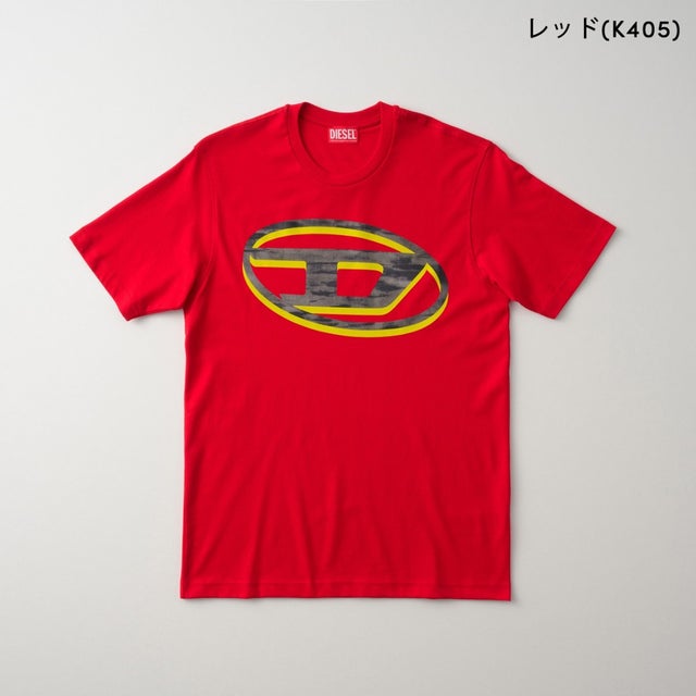 Tシャツ キッズ T-SHIRT WITH TWO-TONE OVAL D PRINT J02969 KYA1Y （レッド(K405)）