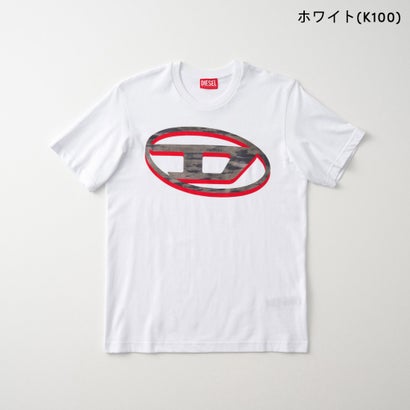Tシャツ キッズ T-SHIRT WITH TWO-TONE OVAL D PRINT J02969 KYA1Y （ホワイト(K100)）｜詳細画像