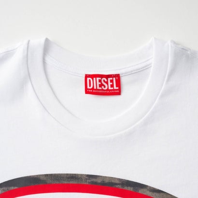 Tシャツ キッズ T-SHIRT WITH TWO-TONE OVAL D PRINT J02969 KYA1Y （ホワイト(K100)）｜詳細画像