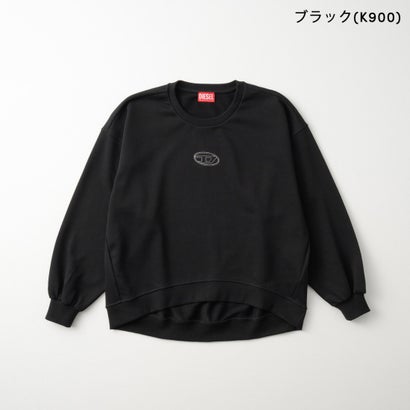 スウェット キッズ SWEATSHIRT WITH OVAL D LOGO J03017 KYAZ3 （ブラック(K900)）｜詳細画像