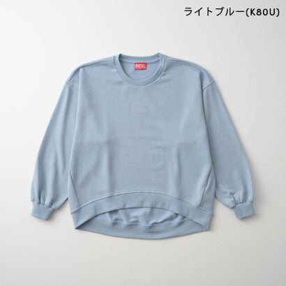 スウェット キッズ SWEATSHIRT WITH OVAL D LOGO J03017 KYAZ3 （ライトブルー(K80U)）｜詳細画像