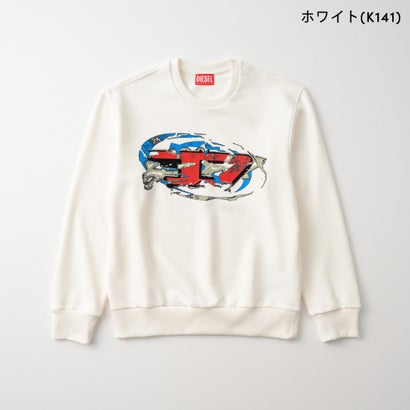 スウェット キッズ SWEATSHIRT WITH OVAL D GRAPHIC PRINT J02963 0GEAD （ホワイト(K141)）｜詳細画像
