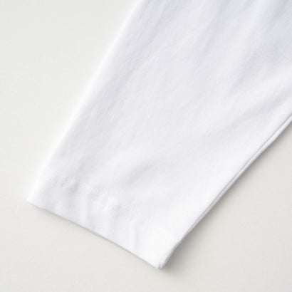 Tシャツ キッズ LONG-SLEEVE T-SHIRT WITH OVAL D LOGO J03037 0GRAI （ホワイト(K100)）｜詳細画像