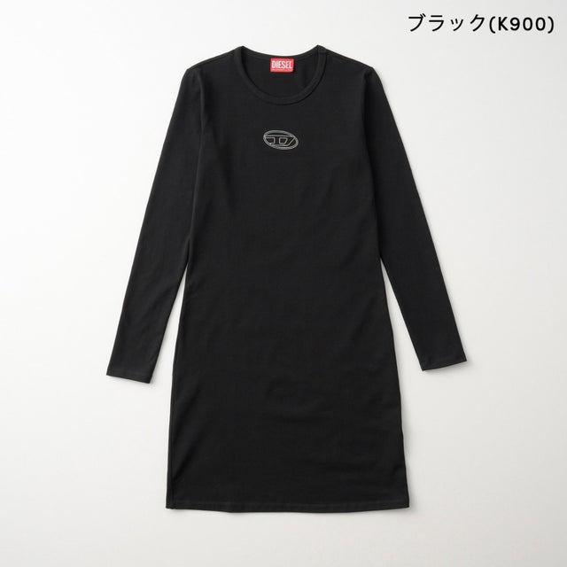 ワンピース キッズ DRESS WITH OVAL D LOGO J03018 KYA0L （ブラック(K900)）