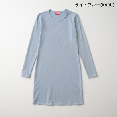 ワンピース キッズ DRESS WITH OVAL D LOGO J03018 KYA0L （ライトブルー(K80U)）｜詳細画像