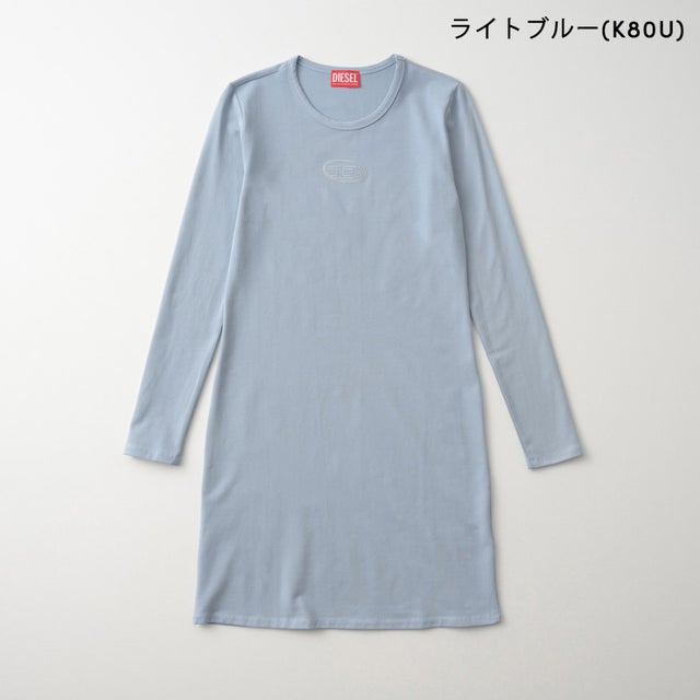 ワンピース キッズ DRESS WITH OVAL D LOGO J03018 KYA0L （ライトブルー(K80U)）