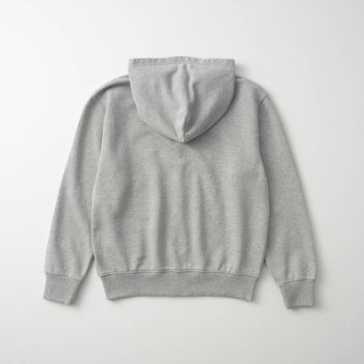 パーカー キッズ ZIP-UP HOODIE WITH FRAYED LOGO LETTERS J02986 0GEAD （グレー(K963)）｜詳細画像