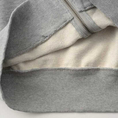 パーカー キッズ ZIP-UP HOODIE WITH FRAYED LOGO LETTERS J02986 0GEAD （グレー(K963)）｜詳細画像