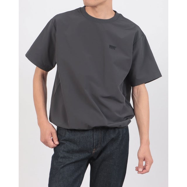 マイクロリップストップ Tシャツ セットアップ可能 6222-2605 MNY （チャコールグレー）