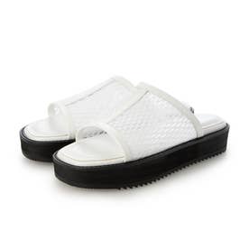 【新品】DIANA ミュールスポサン 白 ダイアナ DIANA ミュールサンダル(白メッシュ) （白メッシュ