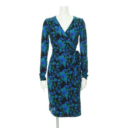 Diane von Furstenberg セール仕入れ ダイアンフォンファステンバーグ Julianラップドレス シルクジャージ素材 新タグ