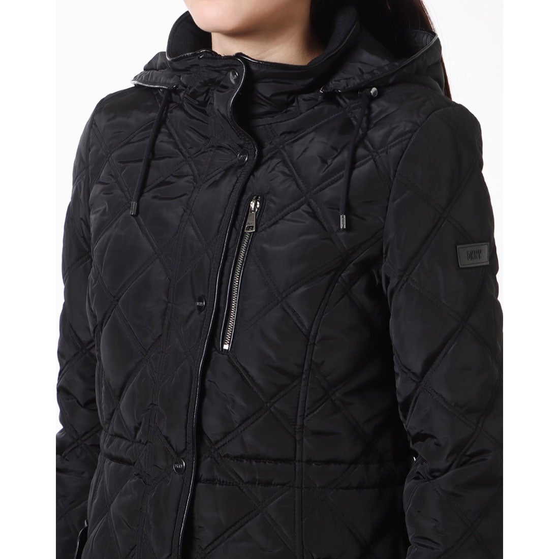 ダナキャランニューヨーク DKNY キルティング ダウンコート （ブラック） -waja bazar - 海外ファッションブランド通販サイト【公式】