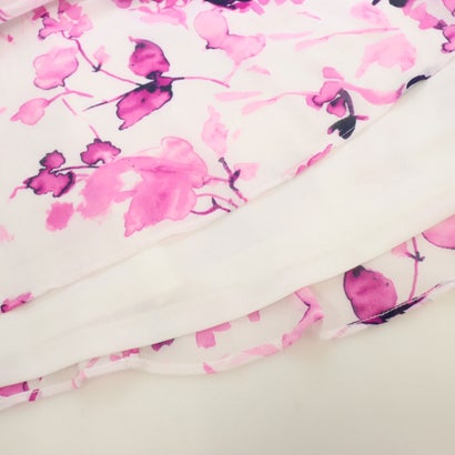ダナキャランニューヨーク DKNY 幻想的な花柄のサラサラワンピース （ピンク）｜詳細画像