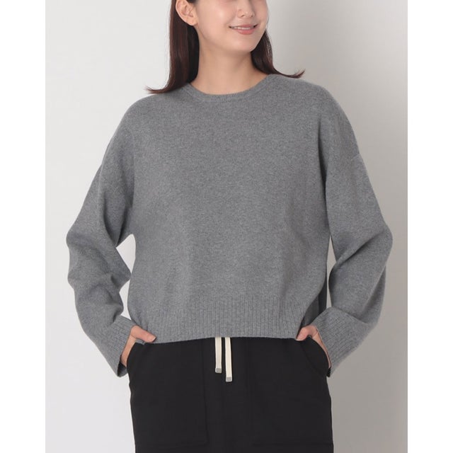 ファインウールオーバーニット （GRY）