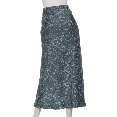 ドゥ アルシーヴ DOUX ARCHIVES ハンマーサテンドットスカート （ブルー）｜詳細画像