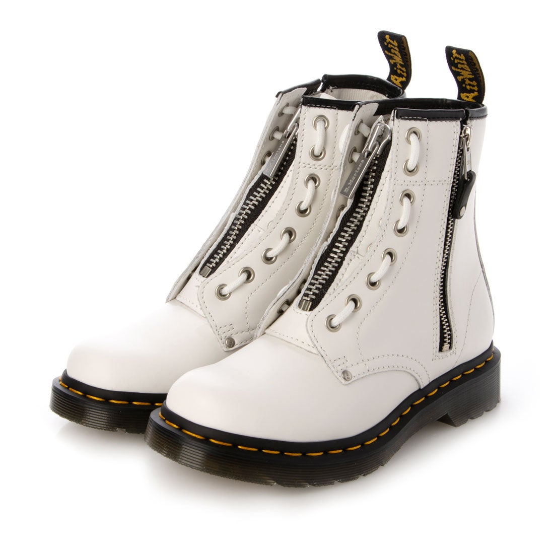 ドクターマーチン Dr.Martens 新作 レディース ブーツ 8ホール 1460 TWIN ZIP 27624100 （WHITE） -waja  bazar - 海外ファッションブランド通販サイト【公式】